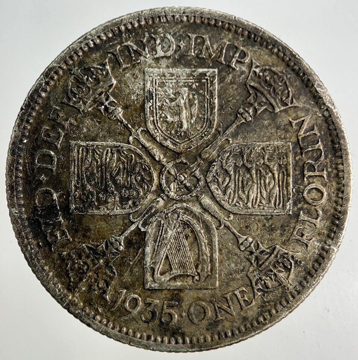1935 George V Florin Silver Coin | Fine Collectable Grade