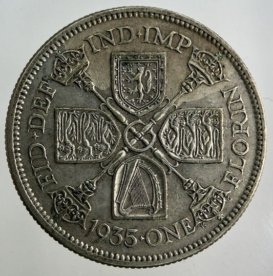 1935 George V Florin Silver Coin | Very High Grade