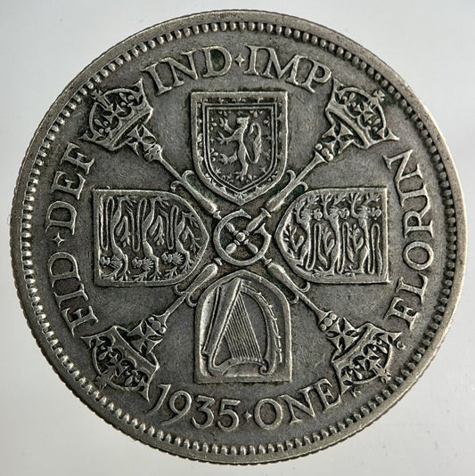 1935 George V Florin Silver Coin | Fine Collectable Grade