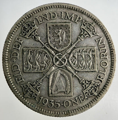 1935 George V Florin Silver Coin | Fine Collectable Grade