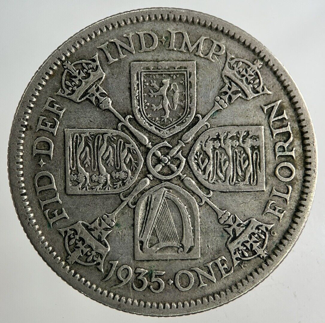 1935 George V Florin Silver Coin | Fine Collectable Grade