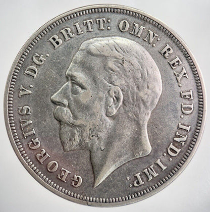 1935 George V Rocking Horse Crown Silver Coin | Fine Collectable Grade | a130