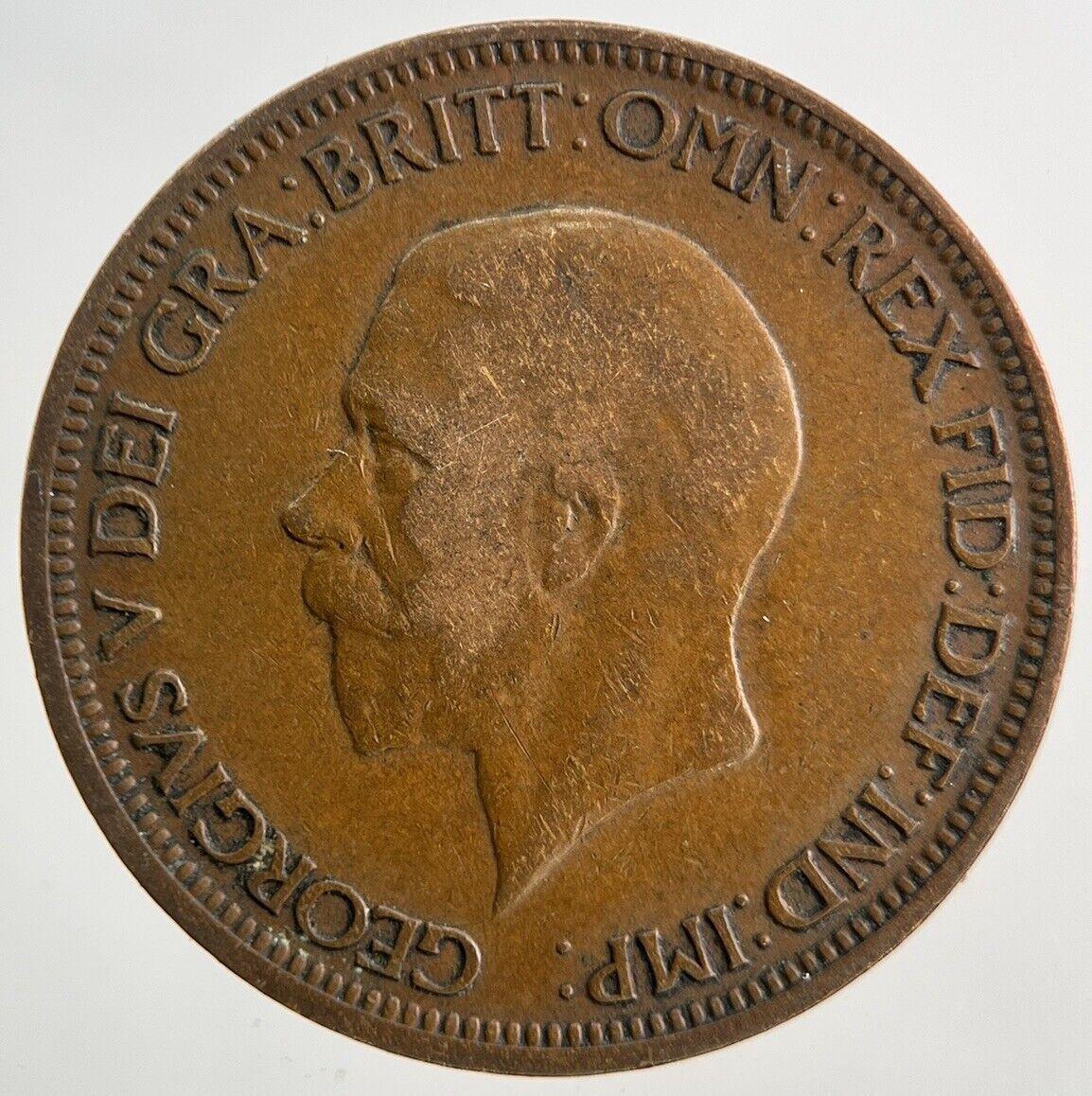 1935 George V Half-Penny Coin | Fine Collectable Grade