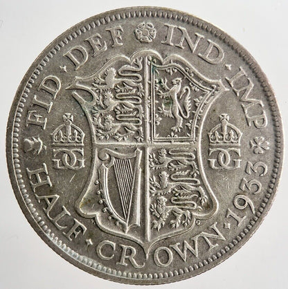 1935 George V Half-Crown Silver Coin | Fine Collectable Grade | a6714