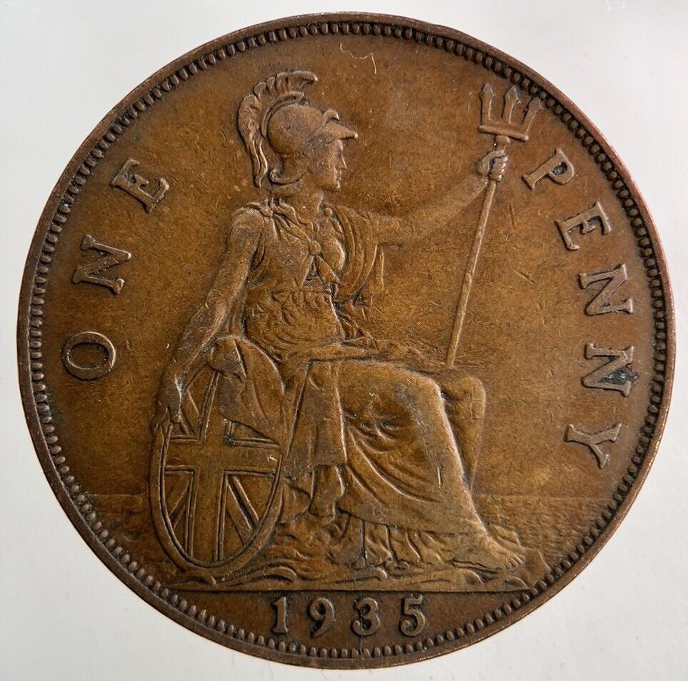 1935 George V One Penny Coin | Very High Grade