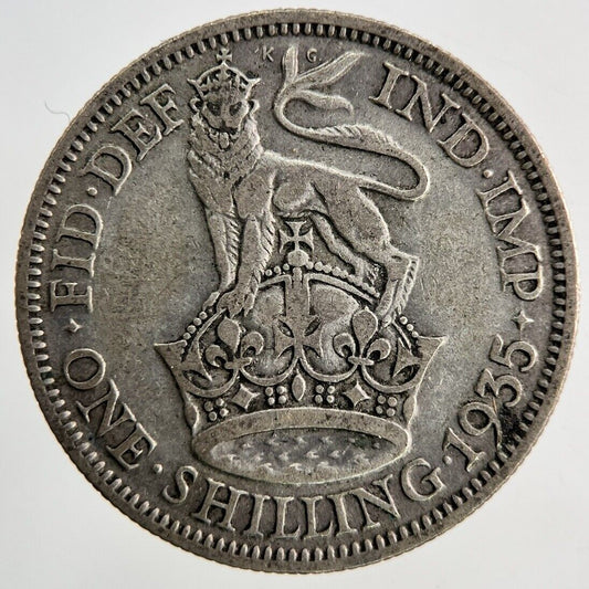 1935 George V Shilling Silver Coin | Collectable Grade