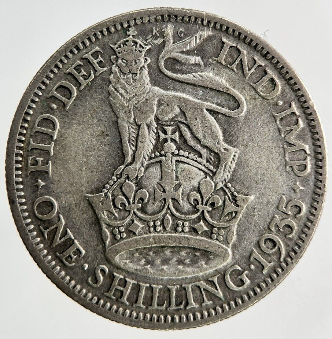 1935 George V Shilling Silver Coin | Collectable Grade
