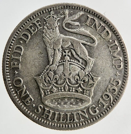 1935 George V Shilling Silver Coin | Collectable Grade