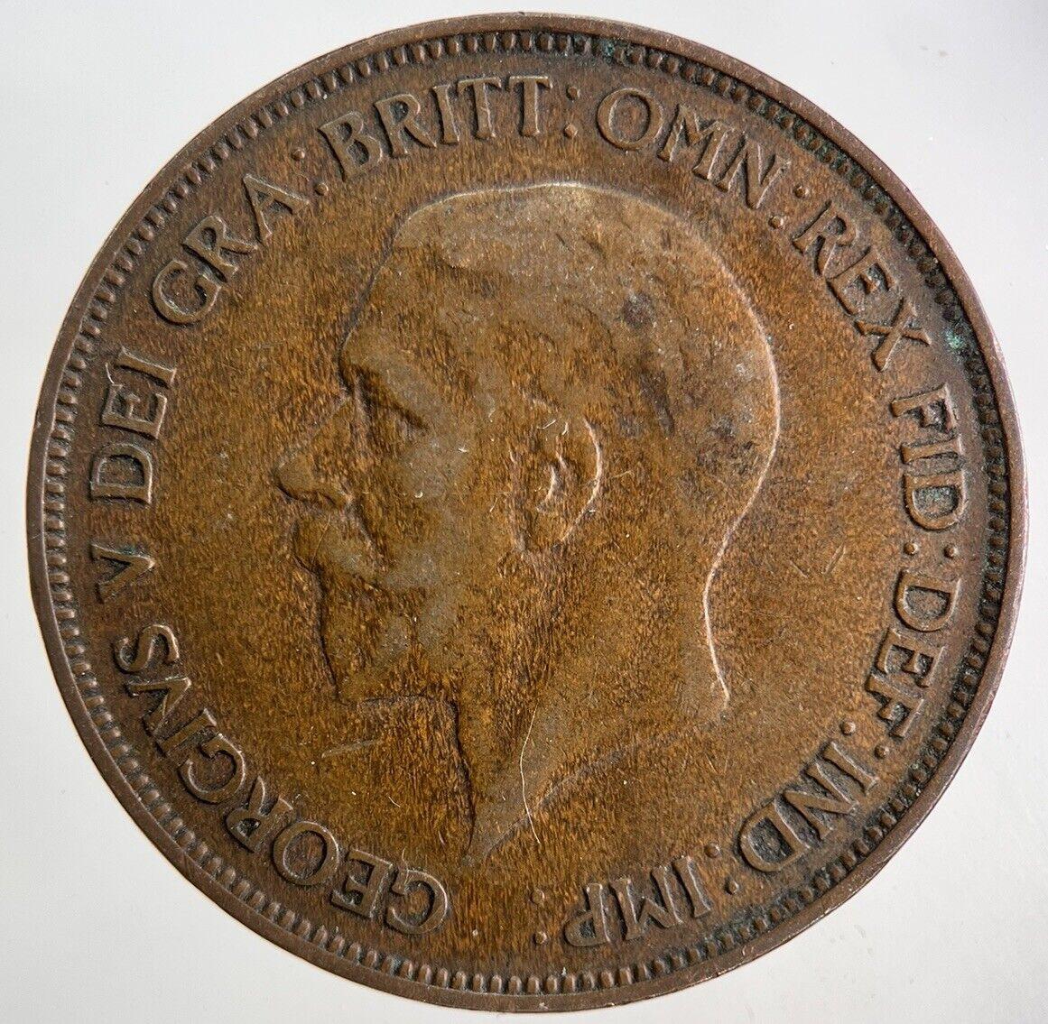 1935 George V One Penny Coin | Fine Collectable Grade