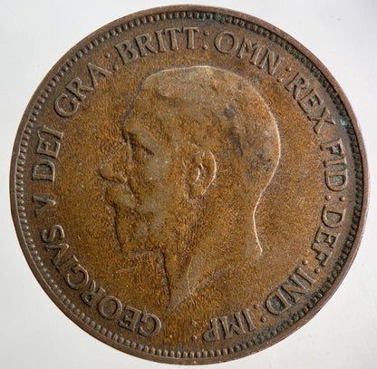 1935 George V One Penny Coin | Fine Collectable Grade