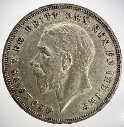 1935 George V Rocking Horse Crown Silver Coin | Very High Grade