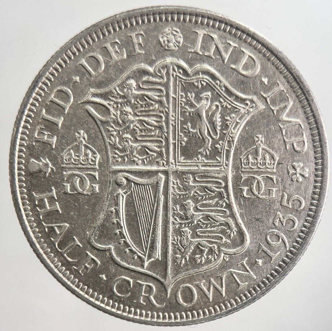 1935 George V Half-Crown Silver Coin | Fine Collectable Grade | a6318