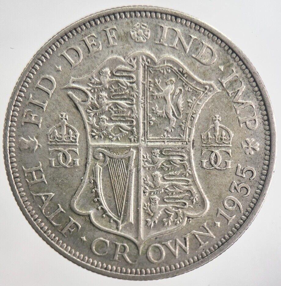 1935 George V Half-Crown Silver Coin | Fine Collectable Grade | a6323