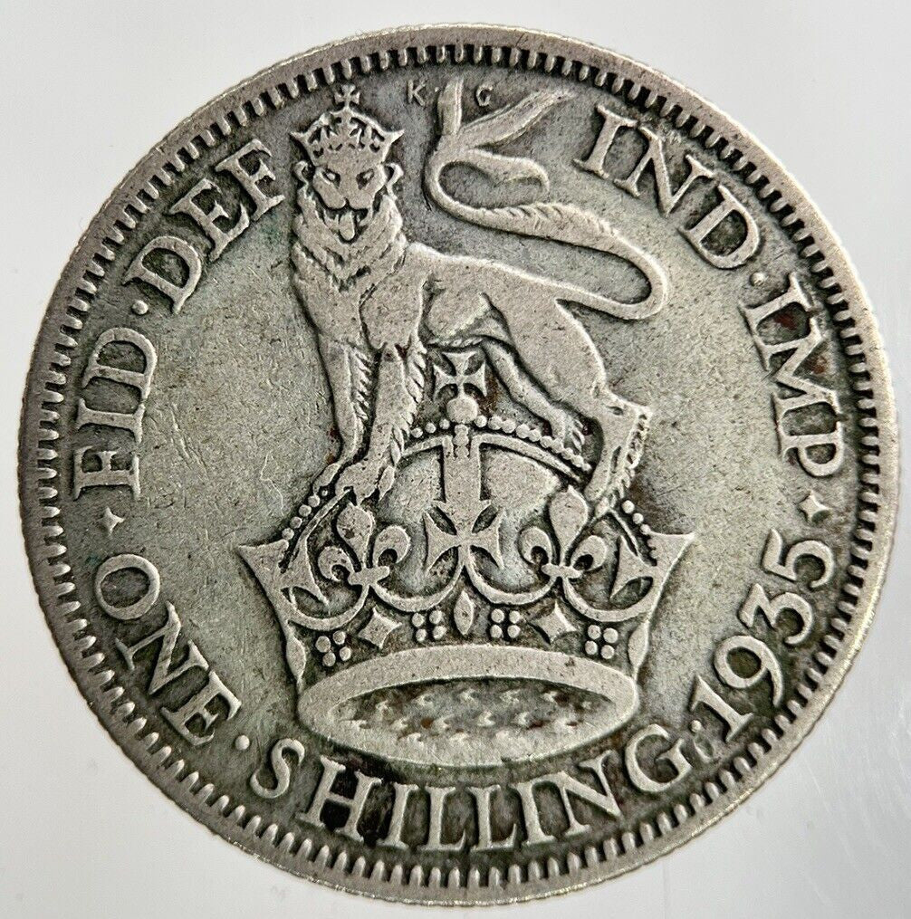 1935 George V Shilling Silver Coin | Collectable Grade