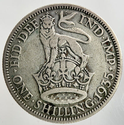 1935 George V Shilling Silver Coin | Collectable Grade