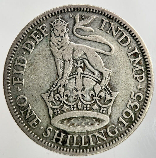 1935 George V Shilling Silver Coin | Collectable Grade