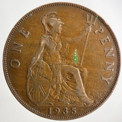1935 George V One Penny Coin | Fine Collectable Grade