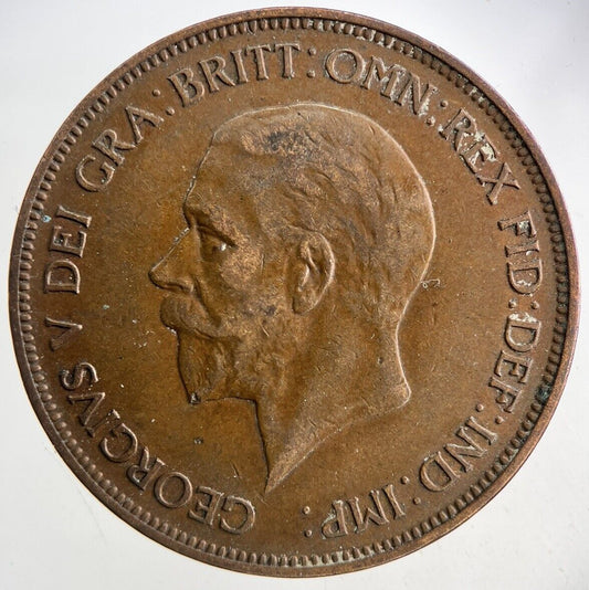 1935 George V One Penny Coin | Very High Grade