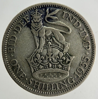 1935 George V Shilling Silver Coin | Collectable Grade