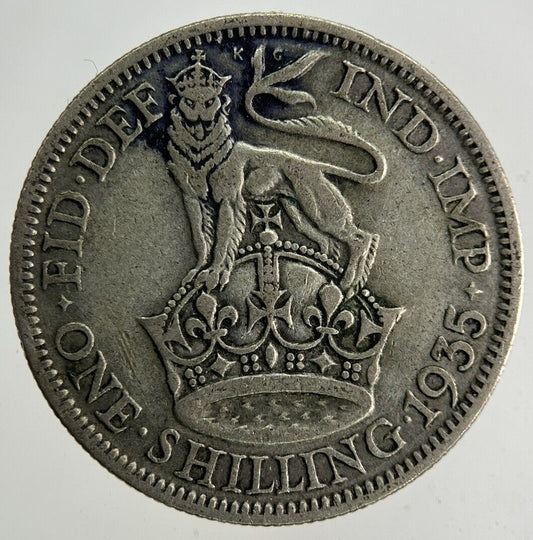 1935 George V Shilling Silver Coin | Collectable Grade