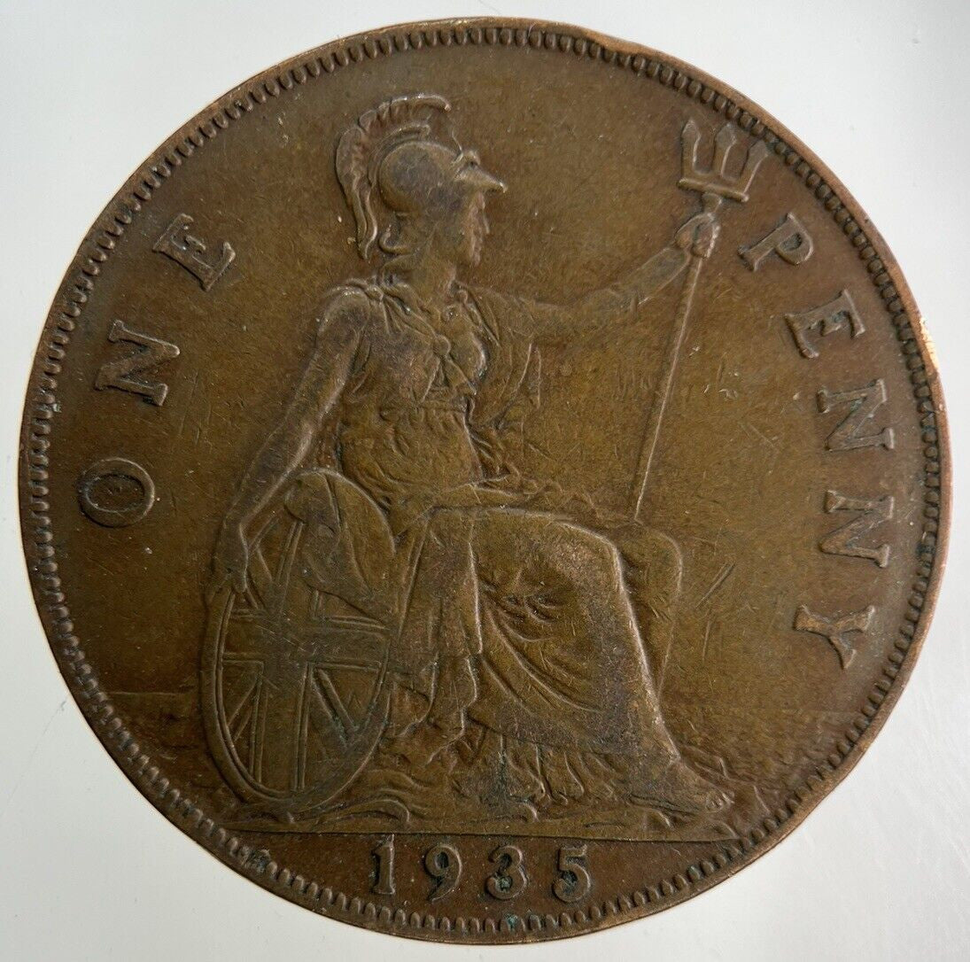 1935 George V One Penny Coin | Fine Collectable Grade