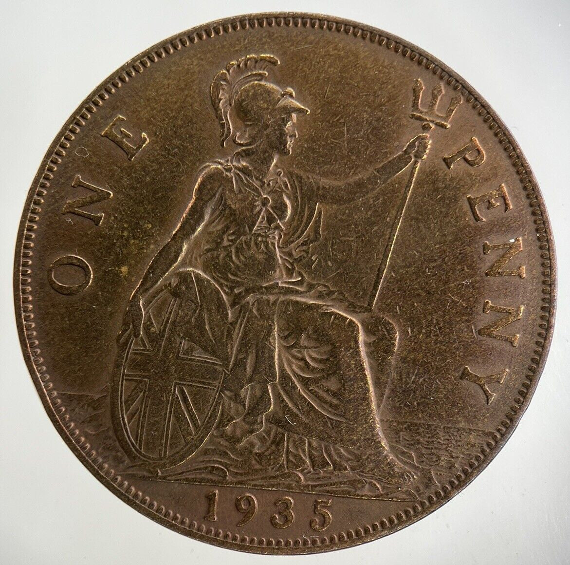 1935 George V One Penny Coin | Fine Collectable Grade