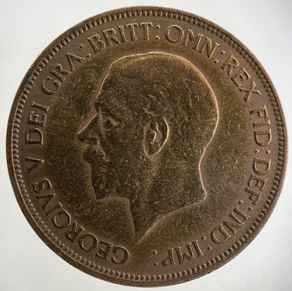 1935 George V One Penny Coin | Fine Collectable Grade