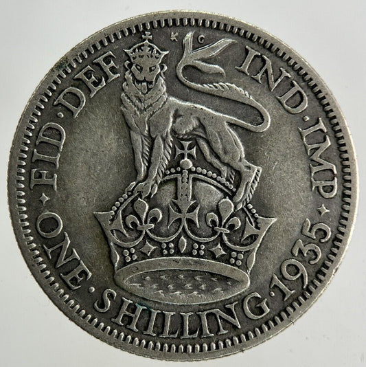 1935 George V Shilling Silver Coin | Collectable Grade
