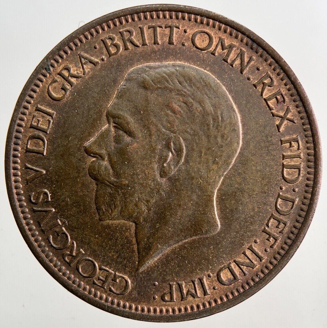 1935 George V Half-Penny Coin | Very High Grade