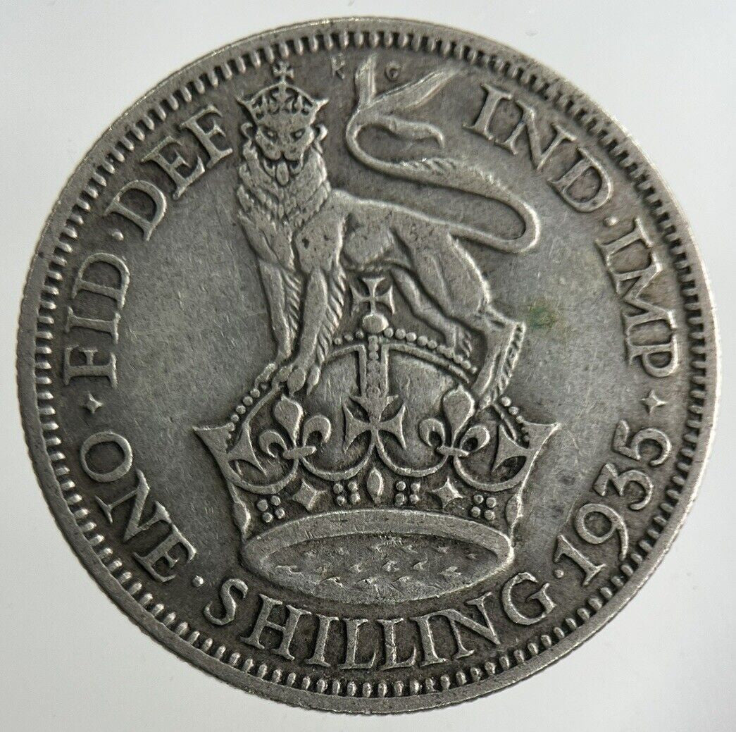 1935 George V Shilling Silver Coin | Collectable Grade