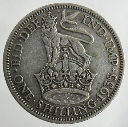 1935 George V Shilling Silver Coin | Collectable Grade