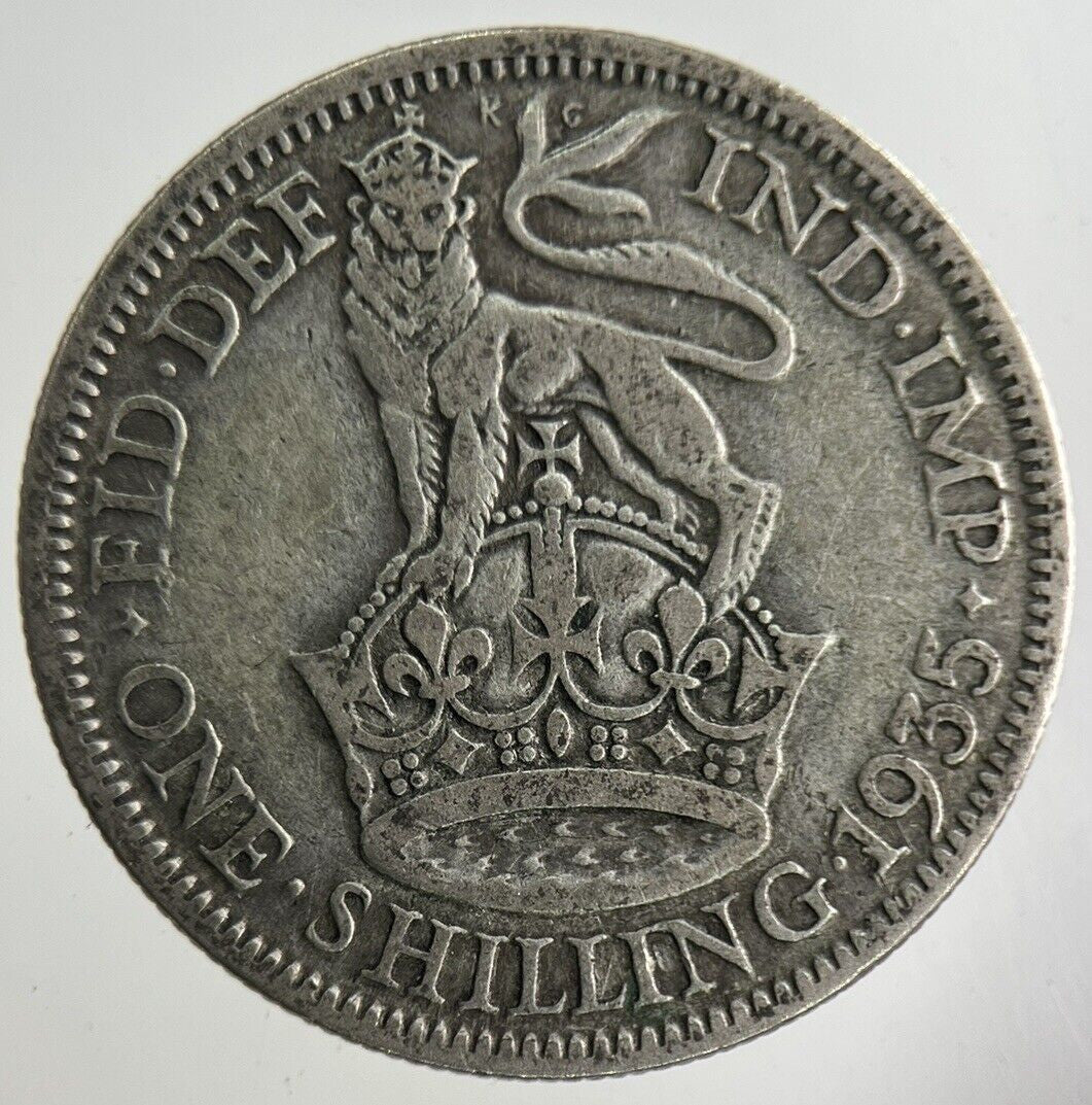 1935 George V Shilling Silver Coin | Collectable Grade
