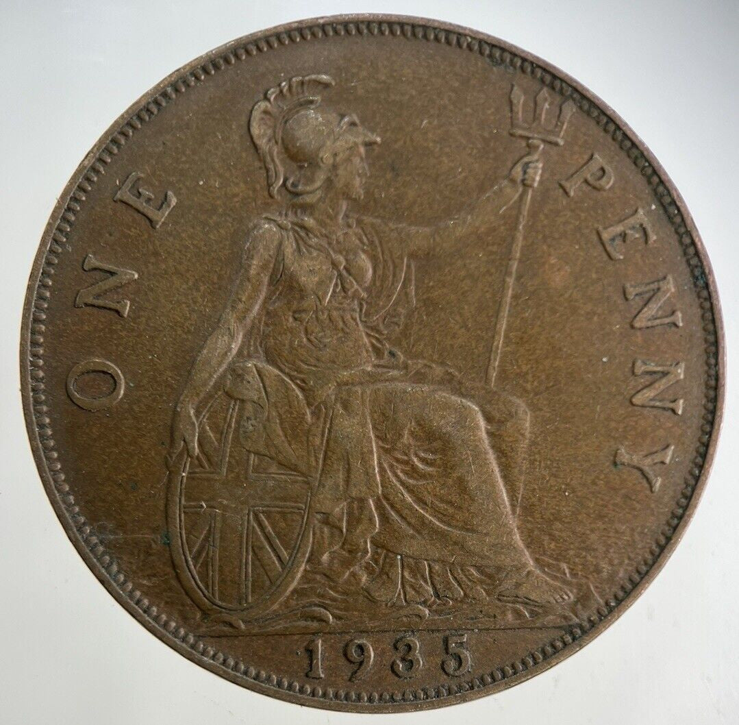 1935 George V One Penny Coin | Fine Collectable Grade
