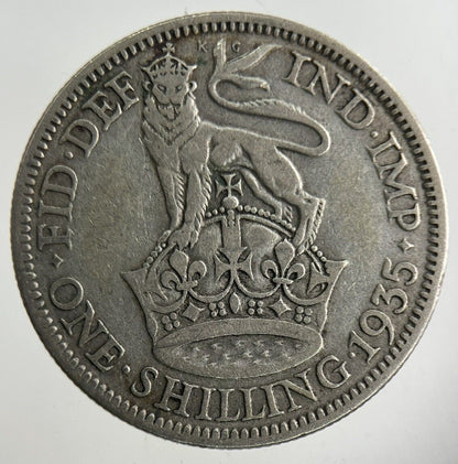 1935 George V Shilling Silver Coin | Collectable Grade