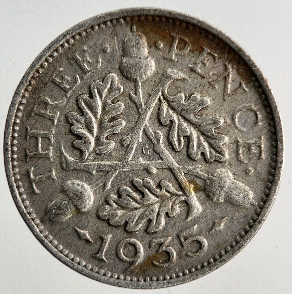 1935 George V Threepence Silver Coin | Collectable Grade