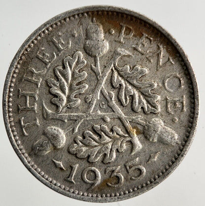 1935 George V Threepence Silver Coin | Collectable Grade