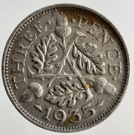 1935 George V Threepence Silver Coin | Collectable Grade
