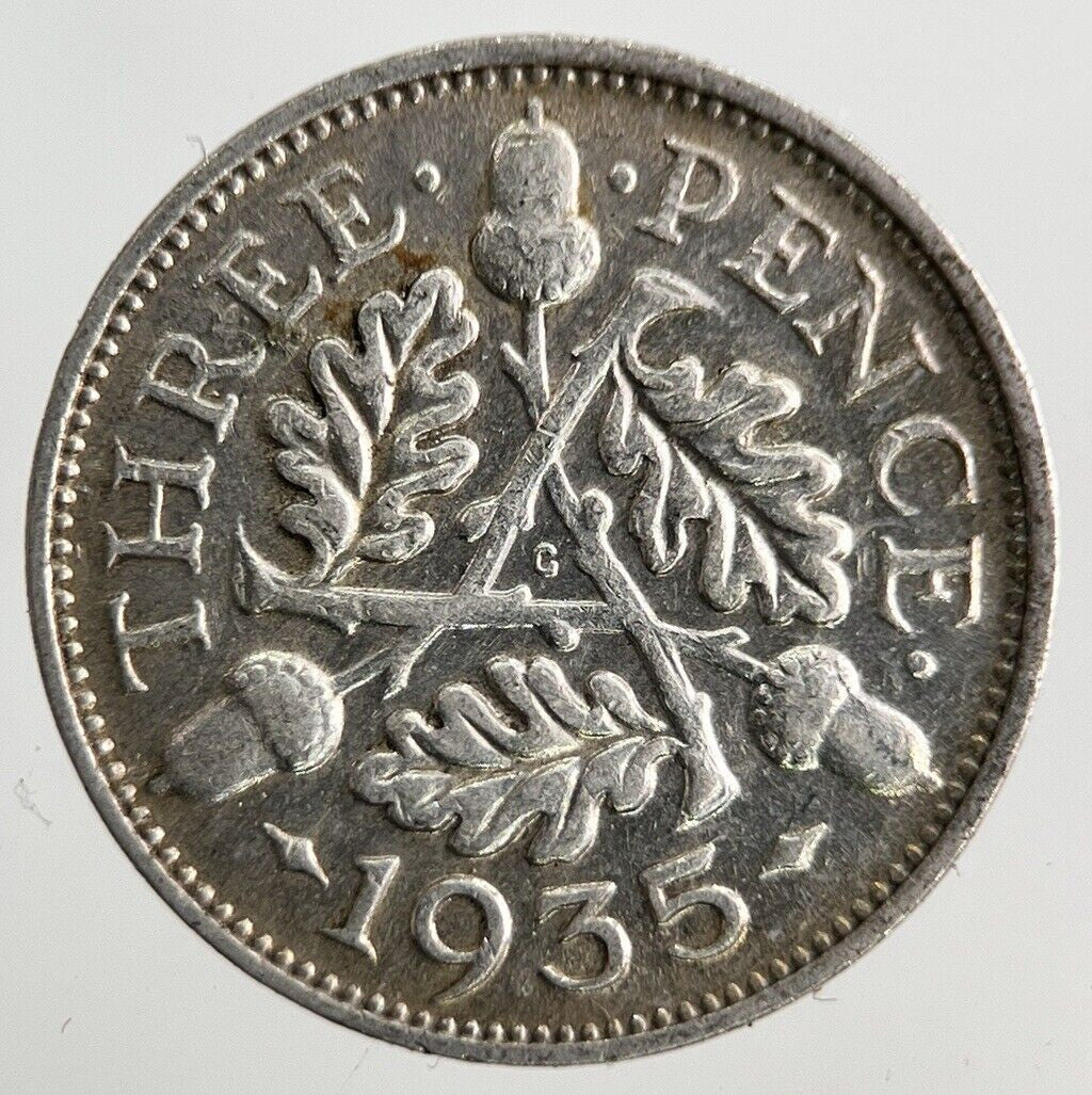 1935 George V Threepence Silver Coin | Collectable Grade