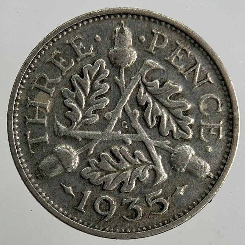 1935 George V Threepence Silver Coin | Collectable Grade