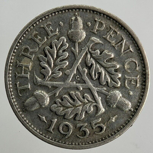 1935 George V Threepence Silver Coin | Collectable Grade