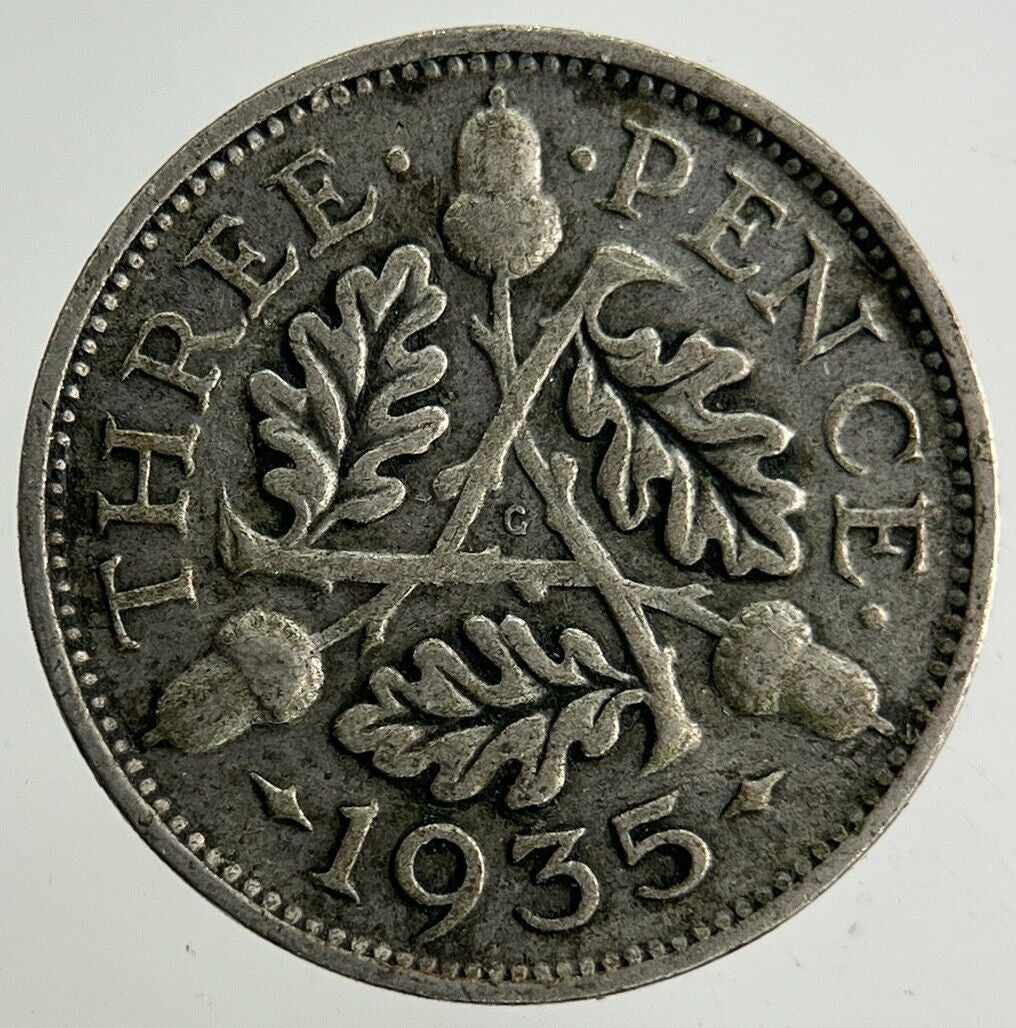 1935 George V Threepence Silver Coin | Collectable Grade