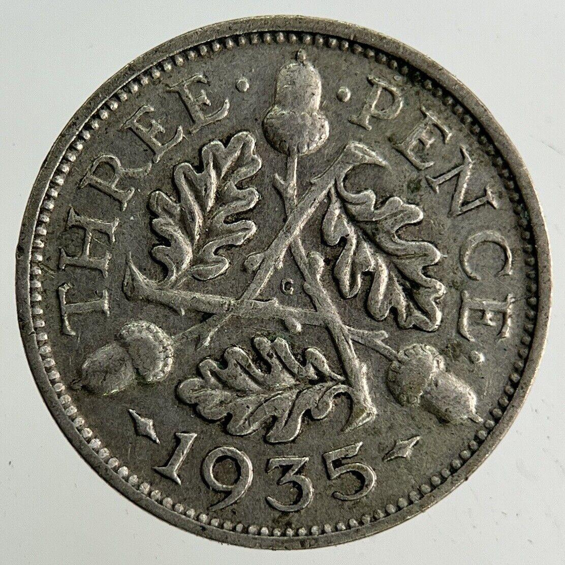 1935 George V Threepence Silver Coin | Collectable Grade