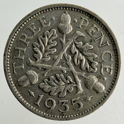 1935 George V Threepence Silver Coin | Collectable Grade