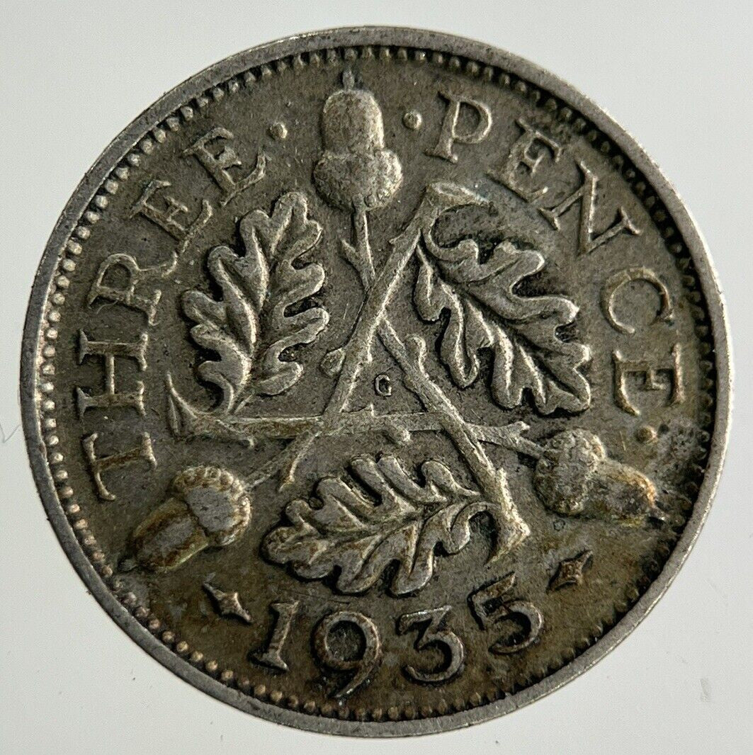 1935 George V Threepence Silver Coin | Collectable Grade