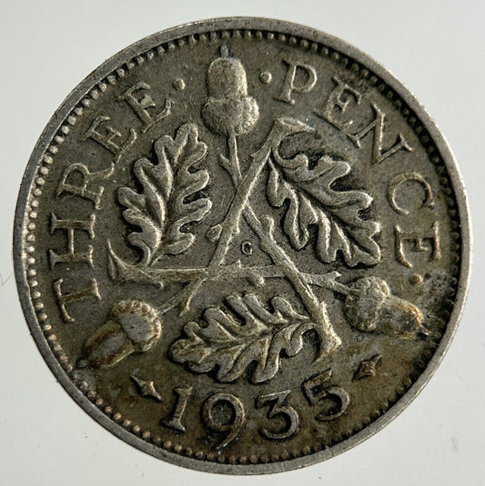 1935 George V Threepence Silver Coin | Collectable Grade
