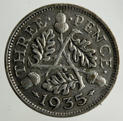 1935 George V Threepence Silver Coin | Collectable Grade