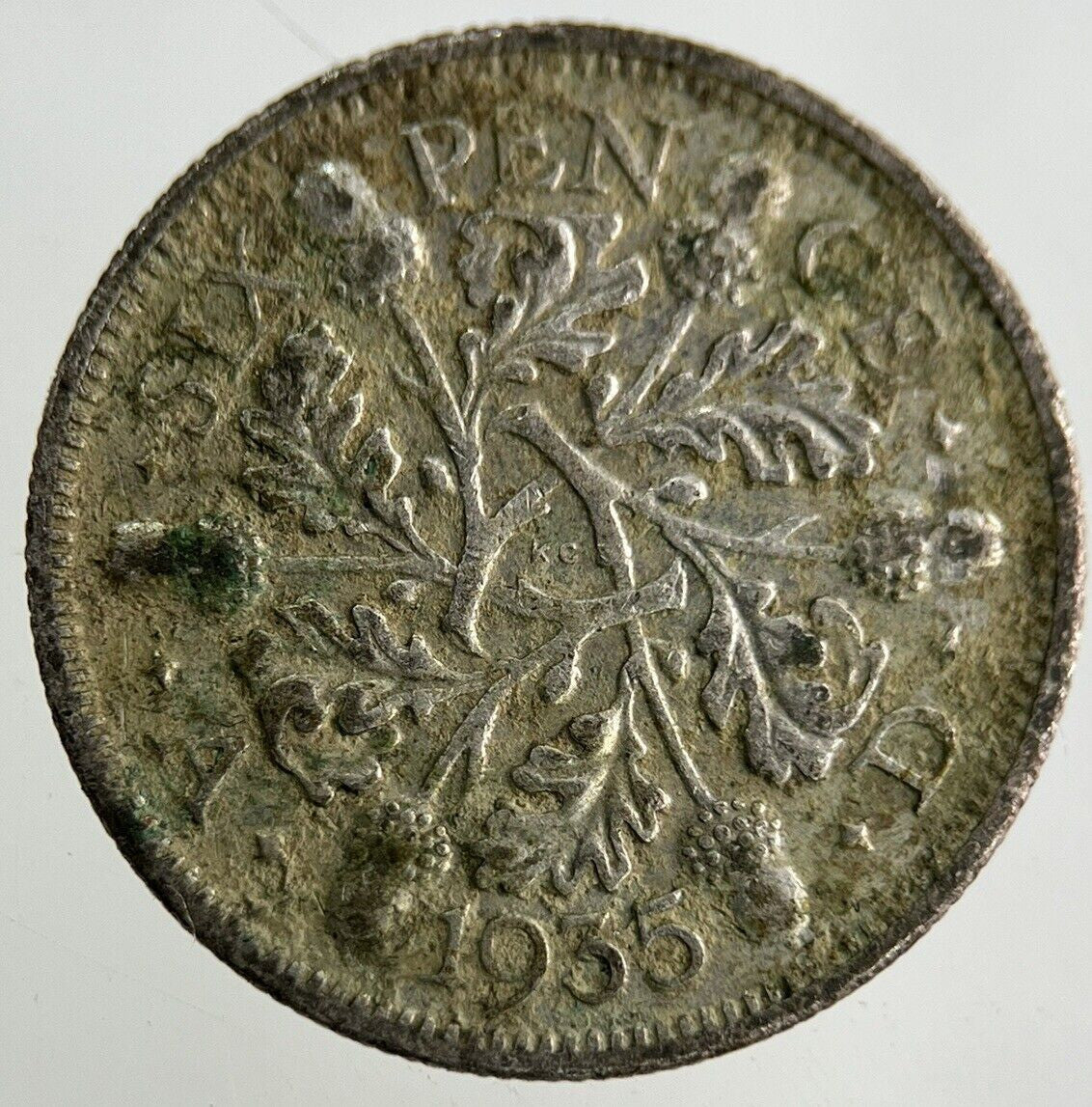 1935 George V Sixpence Silver Coin | Fine Collectable Grade