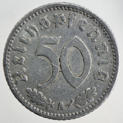 1935 Germany 50 Pfennig Coin | Fine Collectable Grade