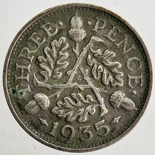 1935 George V Threepence Silver Coin | Very High Grade | a8750