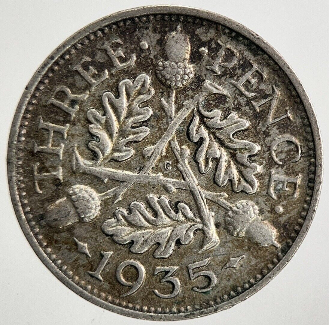 1935 George V Threepence Silver Coin | Very High Grade